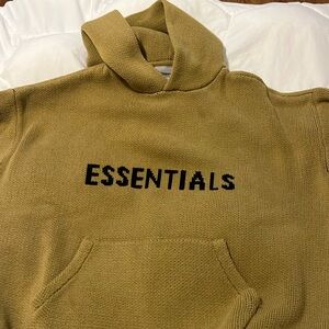 Beautiful green Fear of God essentials sweater